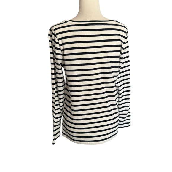 Talbots Open Crew Neck Embroidered Owl Tee - Picture 4 of 6